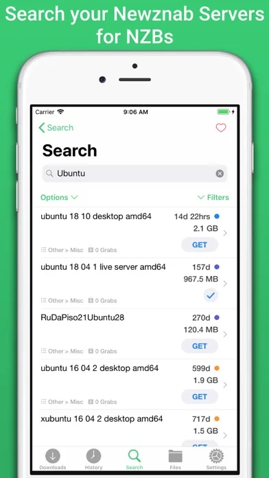 NZBClient for NZBGet