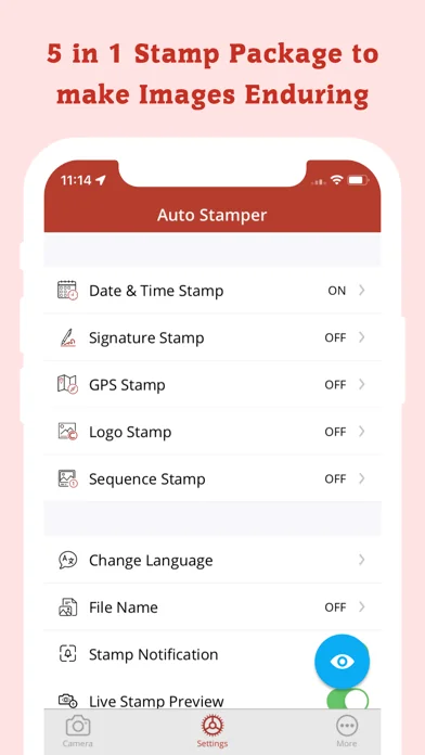 Auto Date & Time Photo Stamper screenshot 4