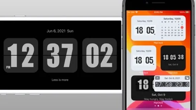Flip Uhr - Digitale Widgets screenshot 1