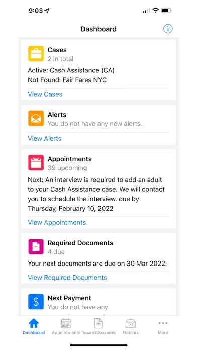 NYC ACCESS HRA screenshot 1