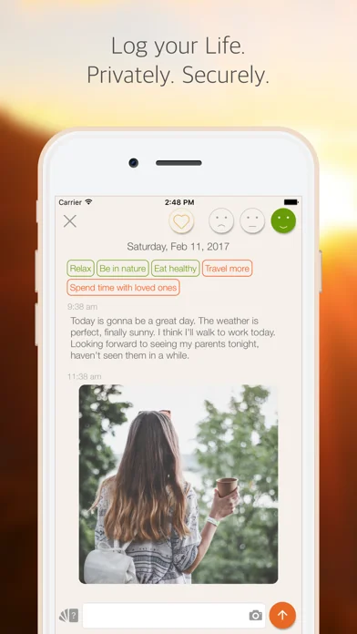 Perspective, a mindful journal screenshot 1