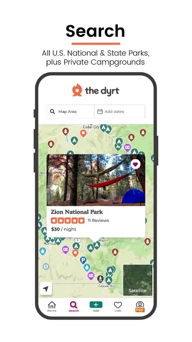 The Dyrt: RV & Free Camping screenshot 1