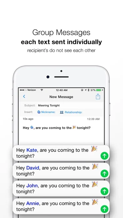 Reach: Fast SMS Text and Email screenshot 1