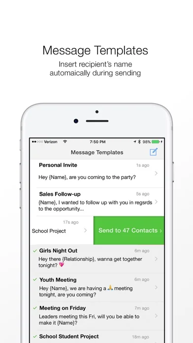 Reach: Fast SMS Text and Email screenshot 2