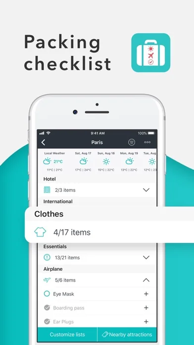 Packr - Die Koffer Packliste
