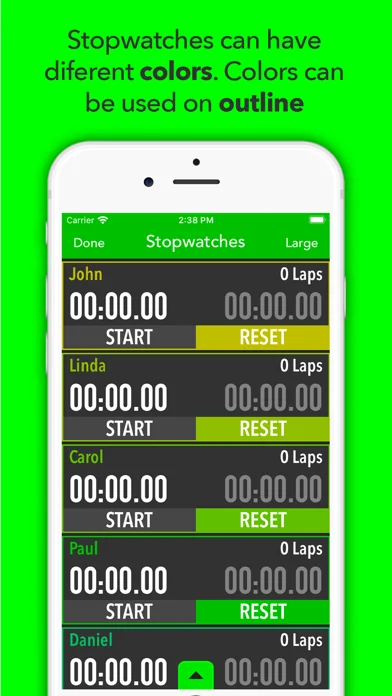 Best Multi Stopwatch Pro screenshot 3