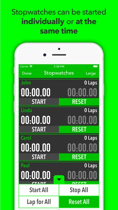 Best Multi Stopwatch Pro screenshot 4