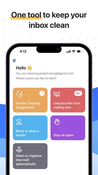 Clean Email: Inbox Cleaner screenshot 1