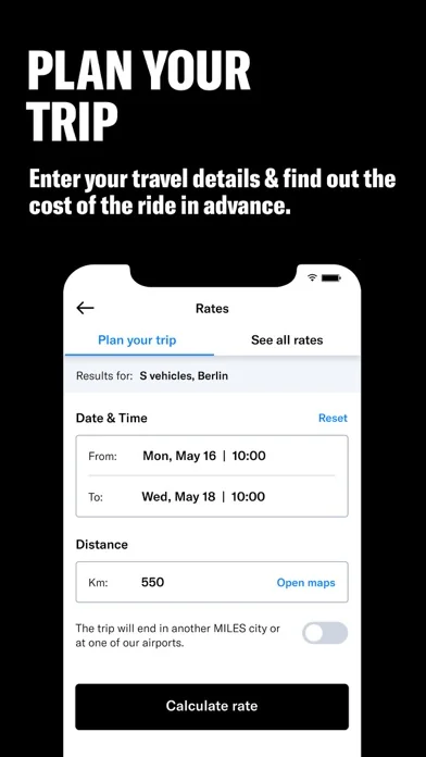 MILES Carsharing & Vansharing screenshot 3