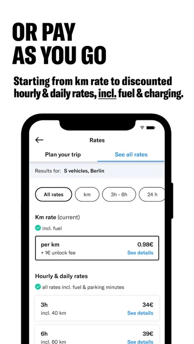 MILES Carsharing & Vansharing screenshot 4
