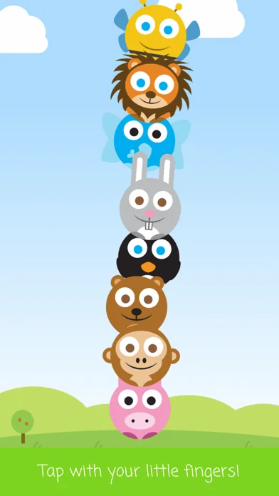 Baby Block Tower Tumble - Cause and Effect
