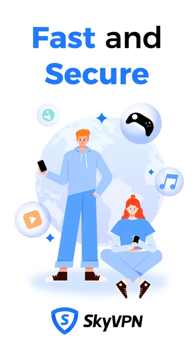 SkyVPN - Unlimited VPN Proxy screenshot 1