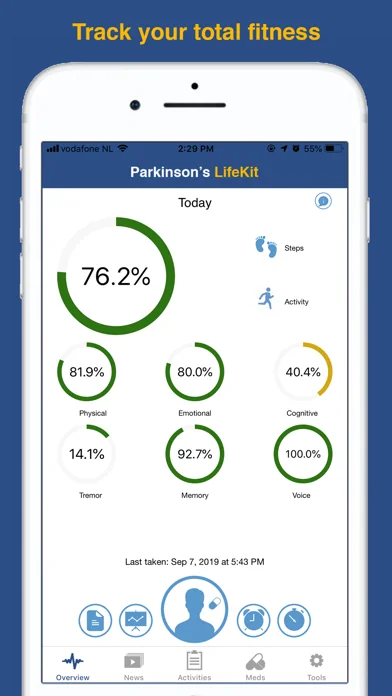 Parkinson's LifeKit screenshot 1