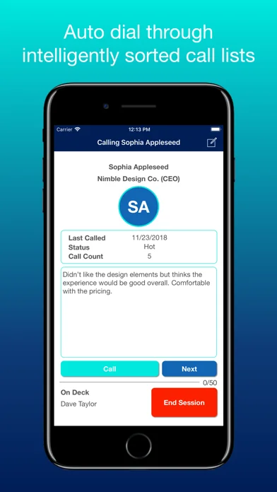 SwiftCall: Auto Dialer & CRM screenshot 1