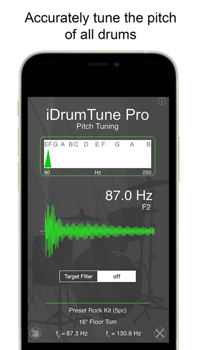 Drum Tuner - iDrumTune Pro screenshot 1