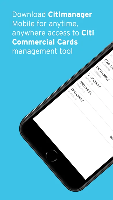 CitiManager – Commercial Cards screenshot 1