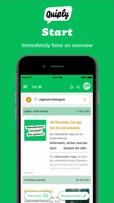 Quiply - Die Mitarbeiter-App