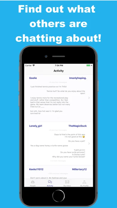 Bored Chat-chat with strangers screenshot 3