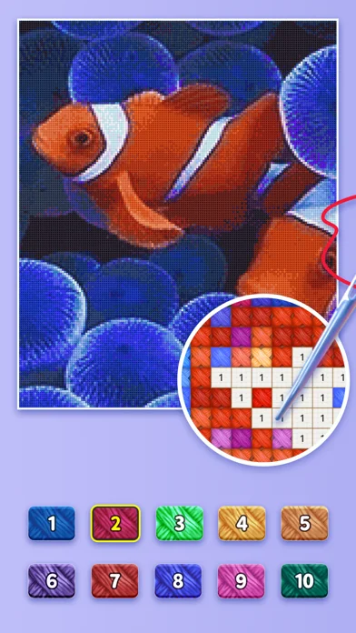 Cross-Stitch: Color by Number screenshot 3
