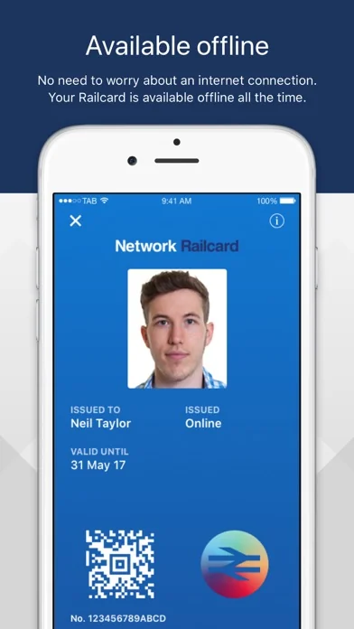 Railcard screenshot 2