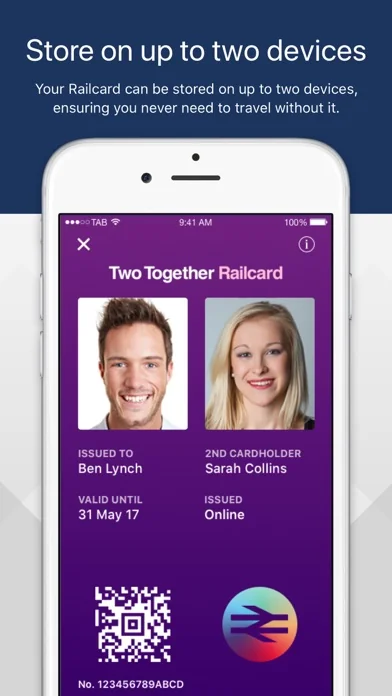 Railcard screenshot 3