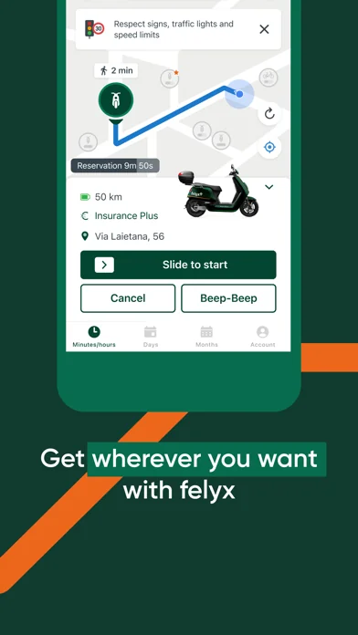 felyx: E-moped rentals screenshot 4