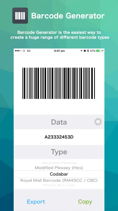 Barcode Generator / Creator