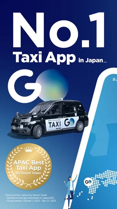 GO / Taxi app for Japan screenshot 1