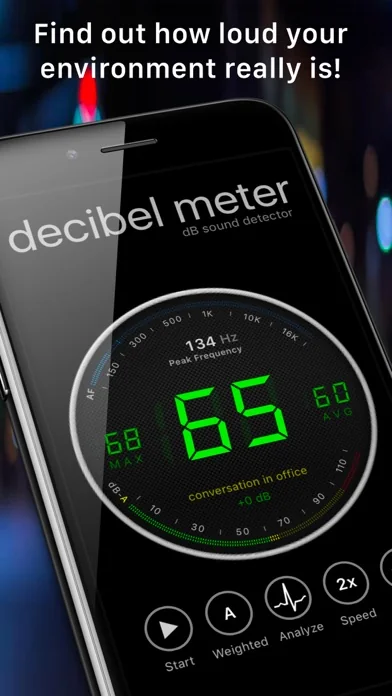 Decibel Meter Sound Detector screenshot 1