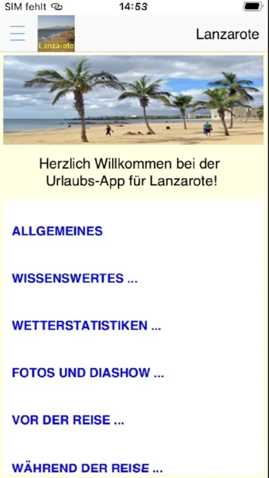 Lanzarote App für den Urlaub