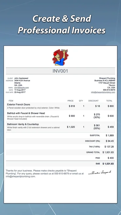Invoice & Estimate Maker screenshot 1
