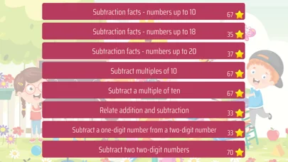 First grade Math - Subtraction