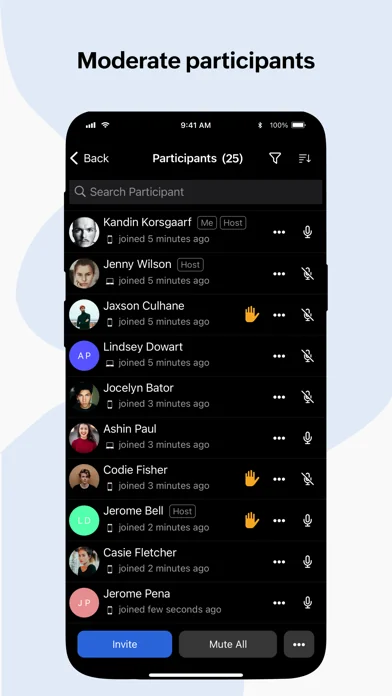 Zoho Meeting - Online Meetings screenshot 3