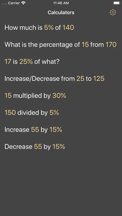 Percentage Calculator Percent screenshot 1