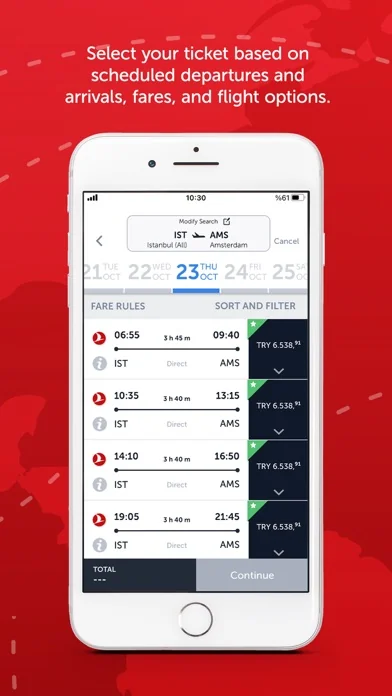 Turkish Airlines: Book Flights screenshot 3