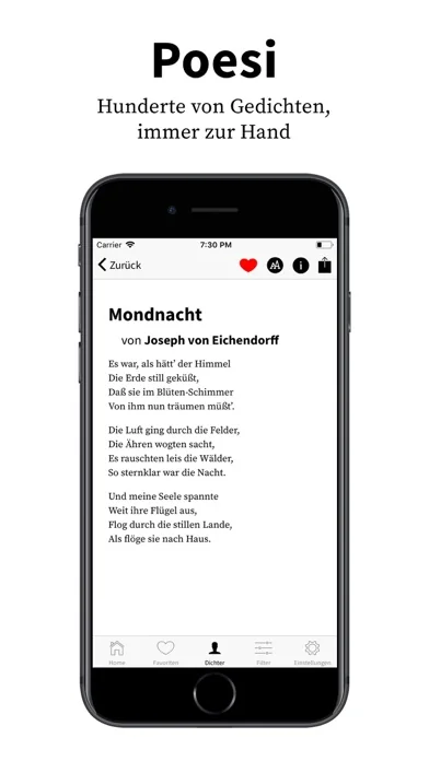 Poesi – Gedichte überall lesen