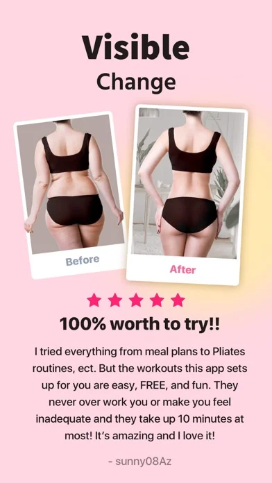 Female Fitness - Fit at Home screenshot 4