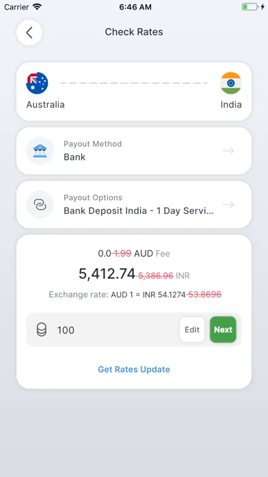 ACE Money Transfer: Geld Sende