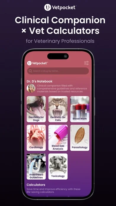Vetpocket - Vet Calc & Drugs