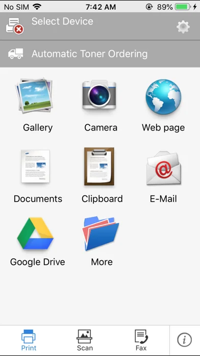 HP Samsung Mobile Print screenshot 2