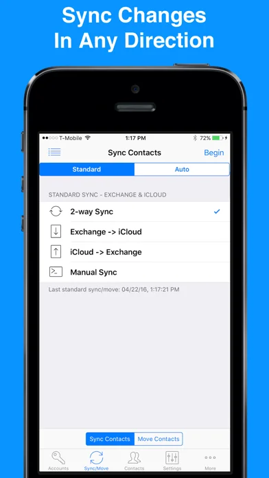 Contacts Mover Pro screenshot 2