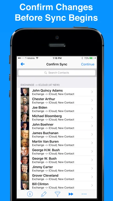 Contacts Mover Pro screenshot 3