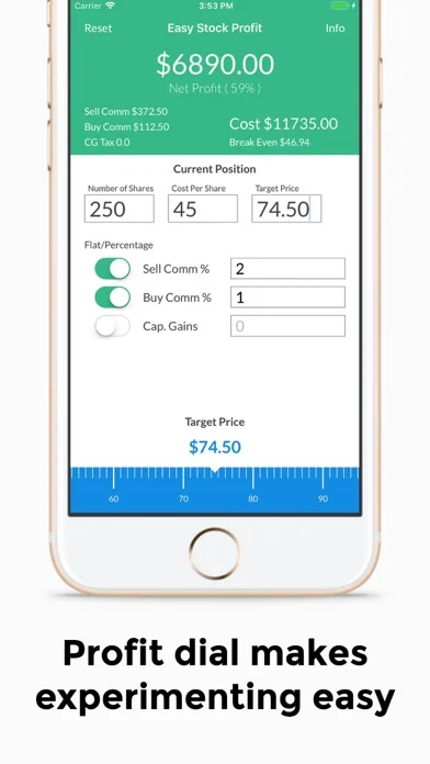 Easy Stock Profit Calculator screenshot 3
