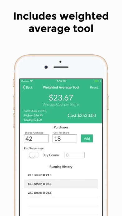 Easy Stock Profit Calculator screenshot 4