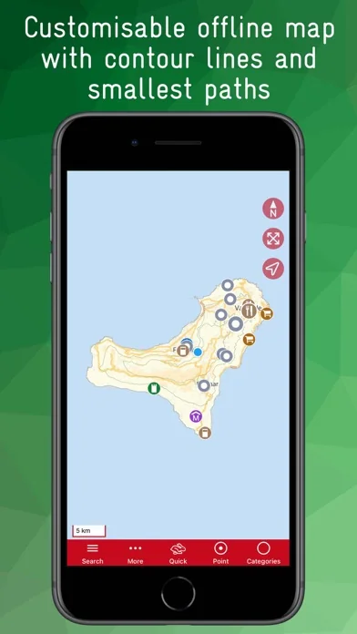 El Hierro Offline Karte