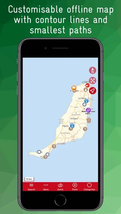 Fuerteventura Offline Karte