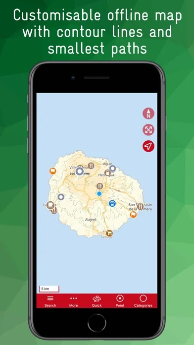 La Gomera Offline Karte