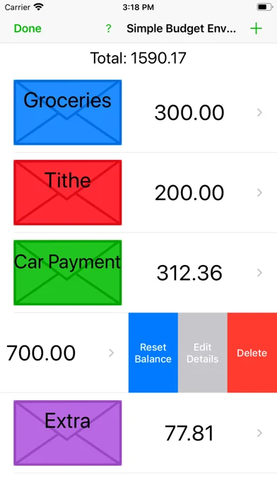 Simple Budget Envelopes screenshot 4
