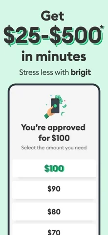 Brigit: Cash Advance & Credit app screenshot