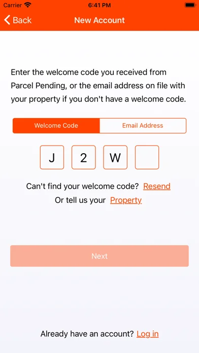 Parcel Pending Mobile screenshot 1